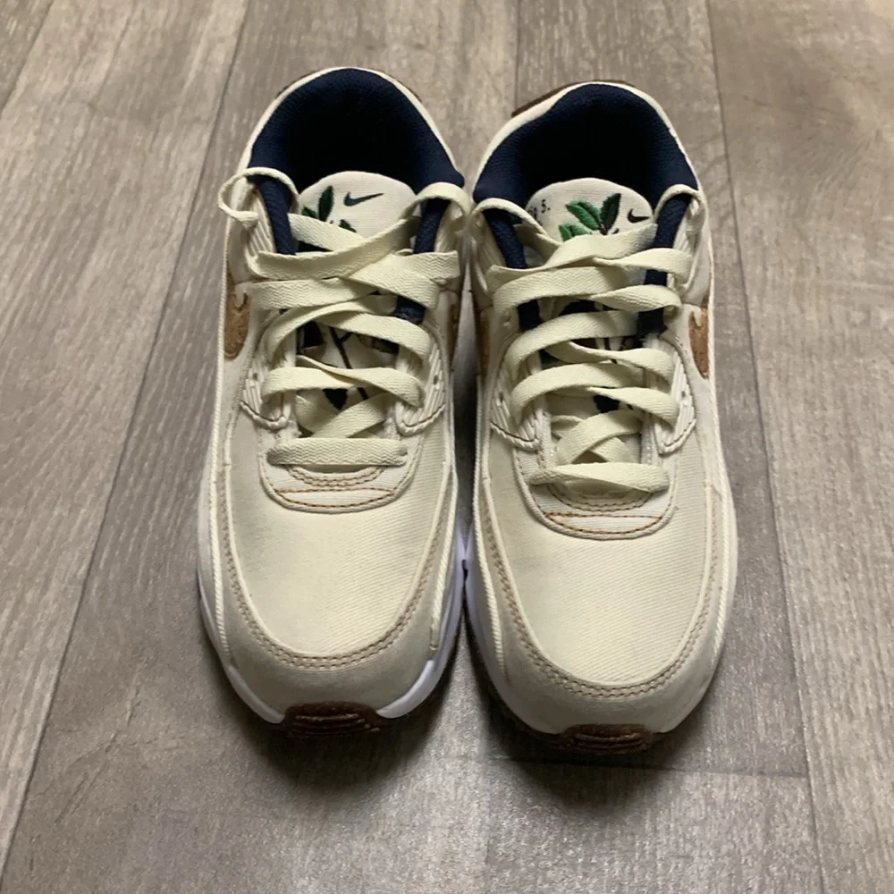 Kids Nike Air Max 90 SE Coconut Milk Low SE Cork Walking Running‎ Sneakers